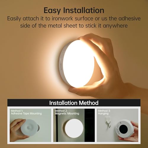 Rechargeable Puck Light with Remote