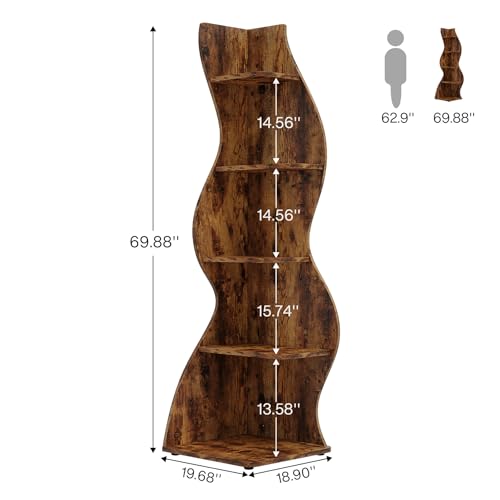 Corner Shelf Rustic 5
