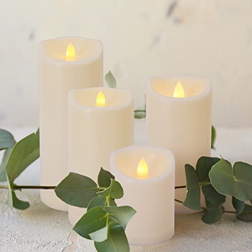 3" x 5" Flameless Candles Outdoor Battery Operated Candles with Remote and Timer