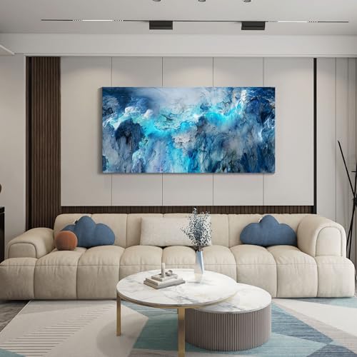 Blue Wall Art Large Canvas Art
