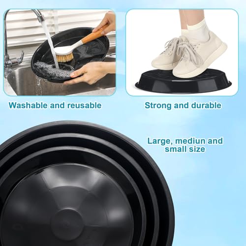 3 Set 13 in 11 in 10 in Stepping Cement Stones Kit for Kid DIY Craft (5 Count)