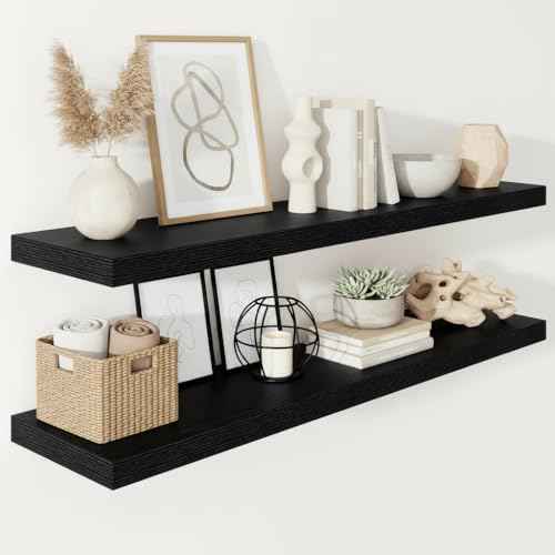 Deep Floating Shelves 48x12” Set of 2 (2 Count)