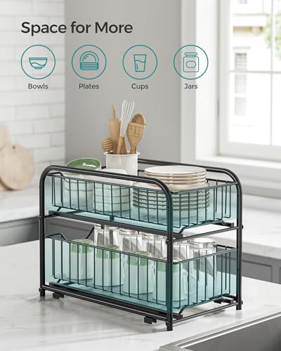 2 Tier Pull Out Cabinet Organizers