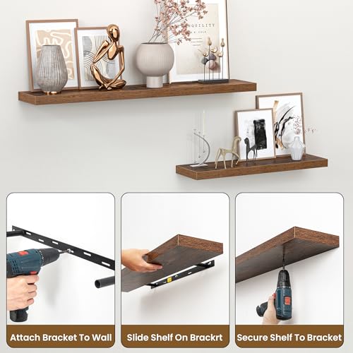 Floating Shelves for Wall 40 Inch (2 Count)