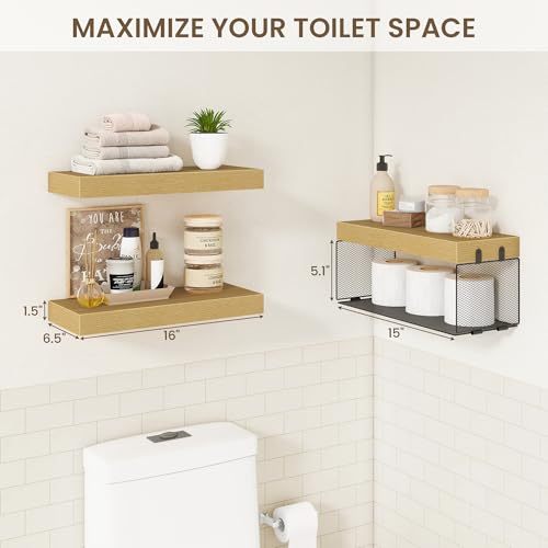 Bathroom Floating Shelves for Wall