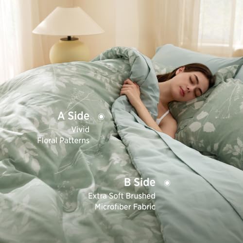 Sage Green Queen Comforter Set