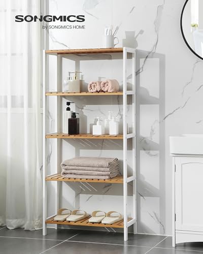 5 Tier Bamboo Shelf