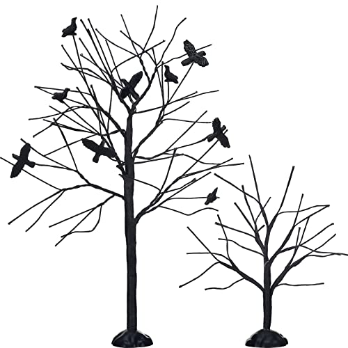 2 Pcs Halloween Village Trees Halloween Village Accessories (2 Count)