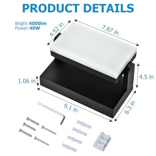 40W LED Outdoor Wall Lights