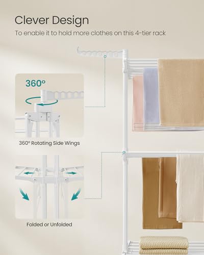 4 Tier Clothes Drying Rack