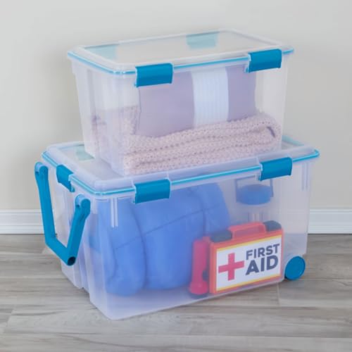 Gasket Storage Box with Lids for Home & Office (8 Count)