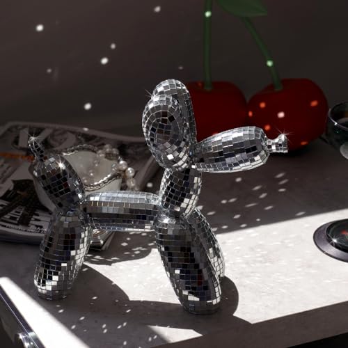 Disco Balloon Dog Statue