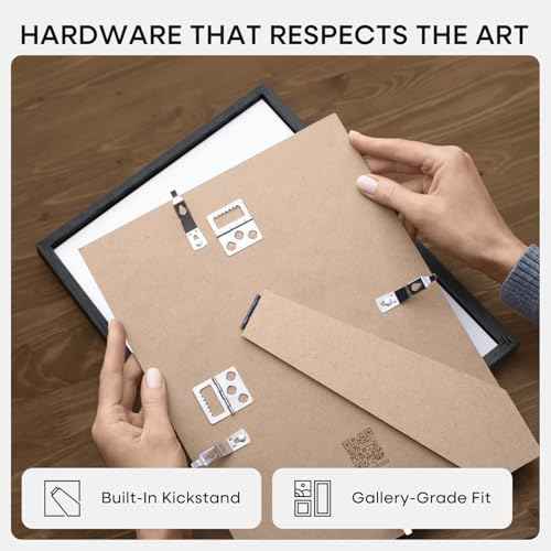 6x8 Black Oak Picture Frame