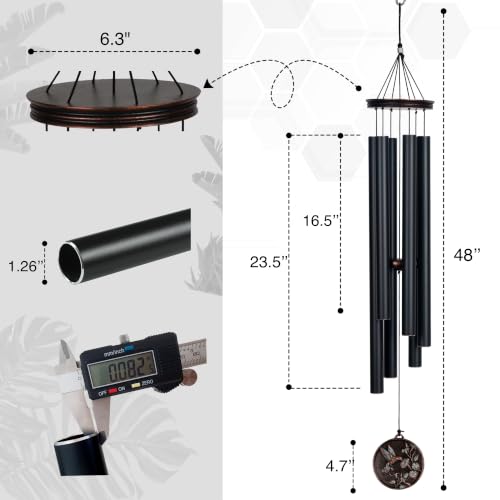 Large Wind Chimes for Outside Deep Tone
