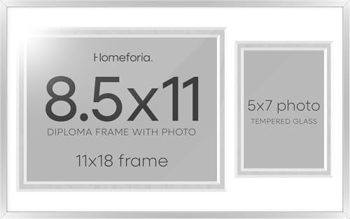 11x18 Silver Diploma Frame (2 Count)