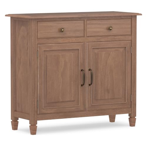 Connaught 40" Solid Wood Cabinet in Medium Saddle Brown