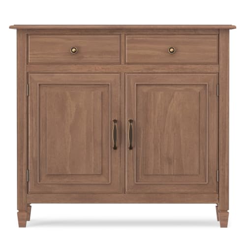 Connaught 40" Solid Wood Cabinet in Medium Saddle Brown