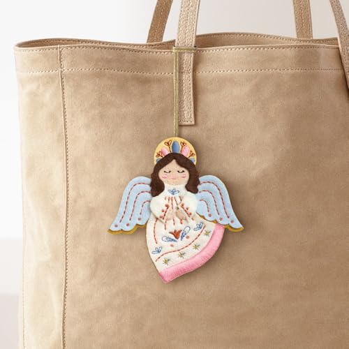 Christmas Handmade Heavenly Angel HeartFelt Charm Card