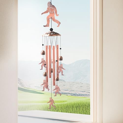 Brass Bigfoot Wind Chime