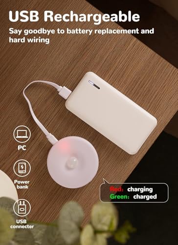 3 Pack Motion Sensor Lights Indoor (3 Count)