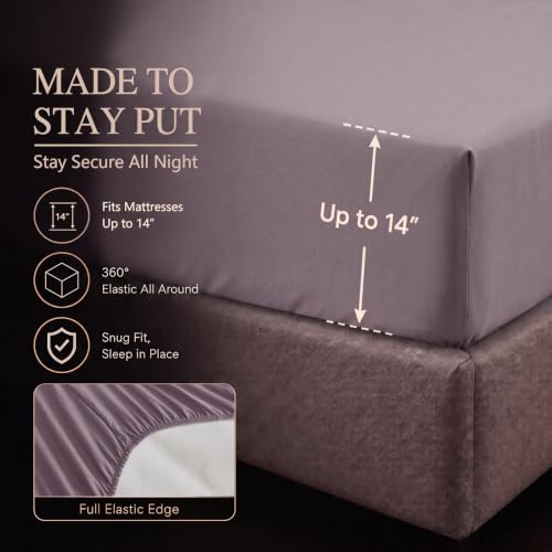 Oversized Queen Comforter Set Grayish Purple