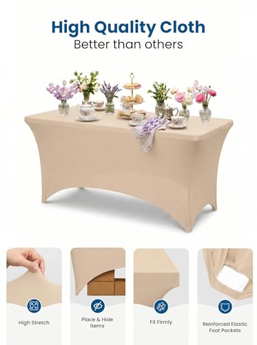Spandex Table Cloth 1 Pack [6FT