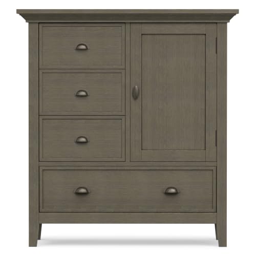 Redmond 39" Wide Solid Wood Cabinet in Farmhouse Grey