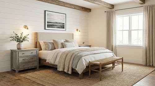 Large Nightstand with Charger Station