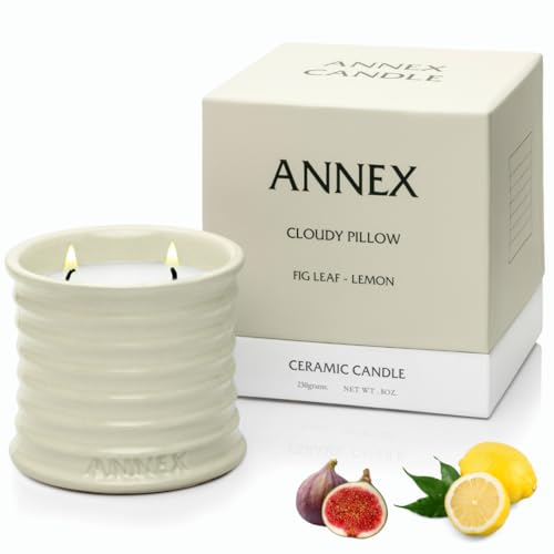 Fig Leaf & Lemon Luxury Strong Scented Candle