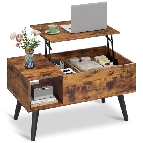 Lift Top Coffee Table with Hidden Storage