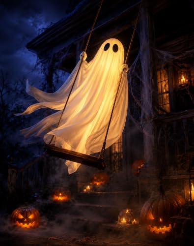 Swinging Ghost Outdoor Decor (5 FT)