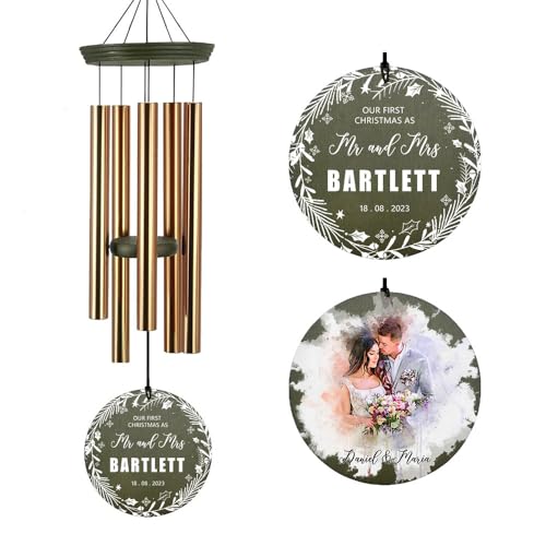 Personalized 20th 50th Anniversar Wind Chime