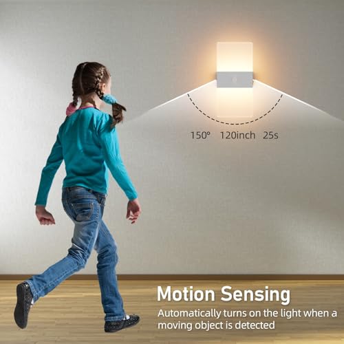 2 Pack Motion Sensor Wall Lights (2 Count)