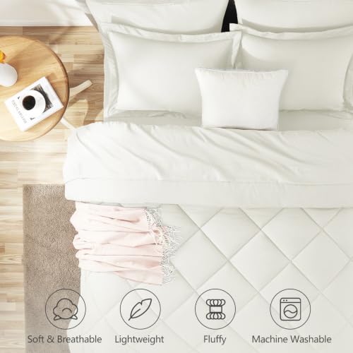 King Size Comforter Set Ivory