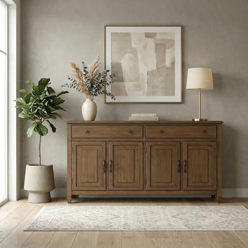 Connaught 67" Sideboard in Rustic Natural Aged Brown