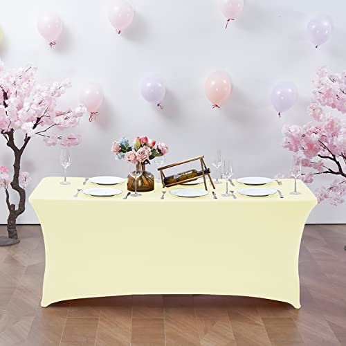 8FT Stretch Spandex Fitted Tablecloth