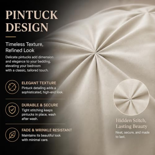 Oversized Queen Comforter Set Beige