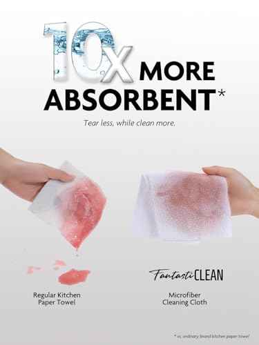 Microfiber Cleaning Cloth Roll (30 Count)