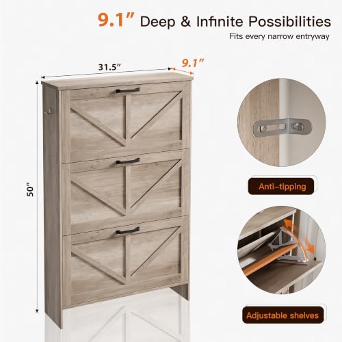 Shoe Cabinet for Entryway