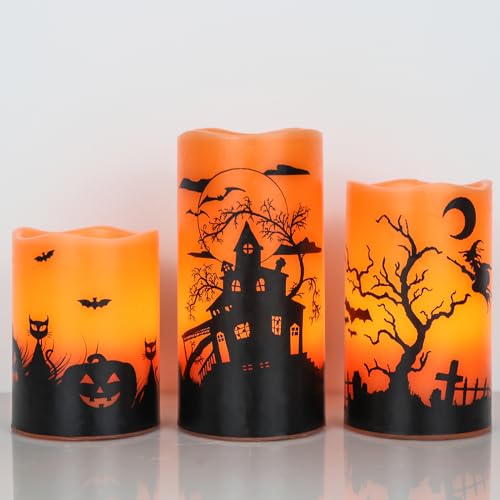 Halloween Candles with Timer (3 Count)