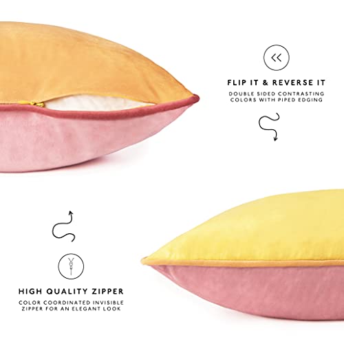 Decorative Throw Pillow Covers Cushion Cases (4 Count)