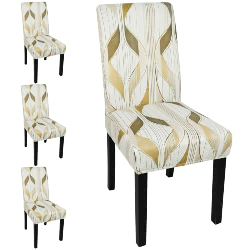 Pattern Chair Covers for Dining Room Set of 4