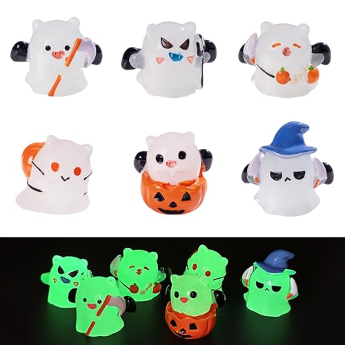 Halloween Ghost Figurine (6 Count)