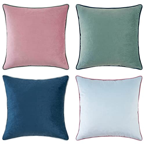Decorative Throw Pillow Covers Cushion Cases (4 Count)