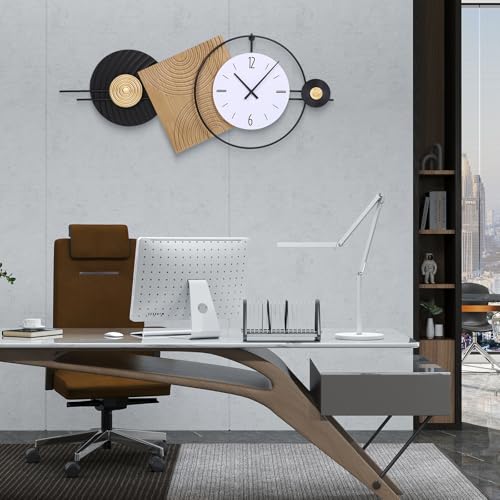 37.7X21Inch Large Modern Wall Clock