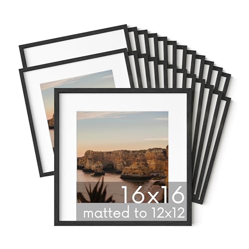 Black Oak Wood 16x16 Picture Frames