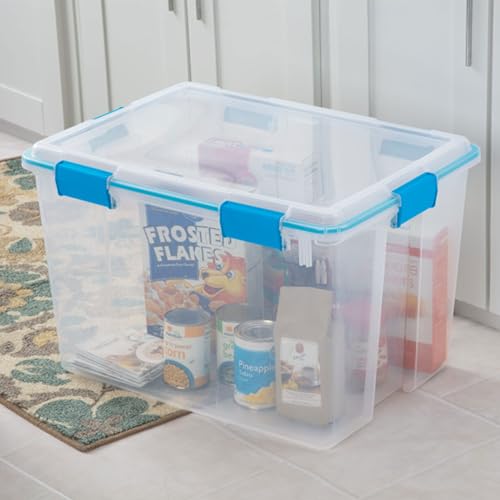 Gasket Storage Box with Lids for Home & Office (4 Count)