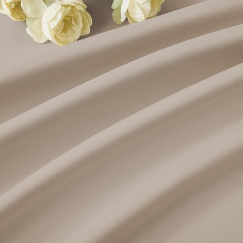 Extra Wide Pinch Pleat Blackout Curtains Drapes 90 Inches Long (2 Count)