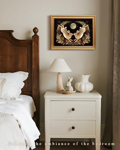 Vintage Gold Framed Wall Art for Living Room