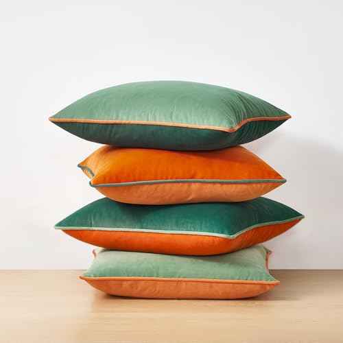 Decorative Throw Pillow Covers Cushion Cases (4 Count)